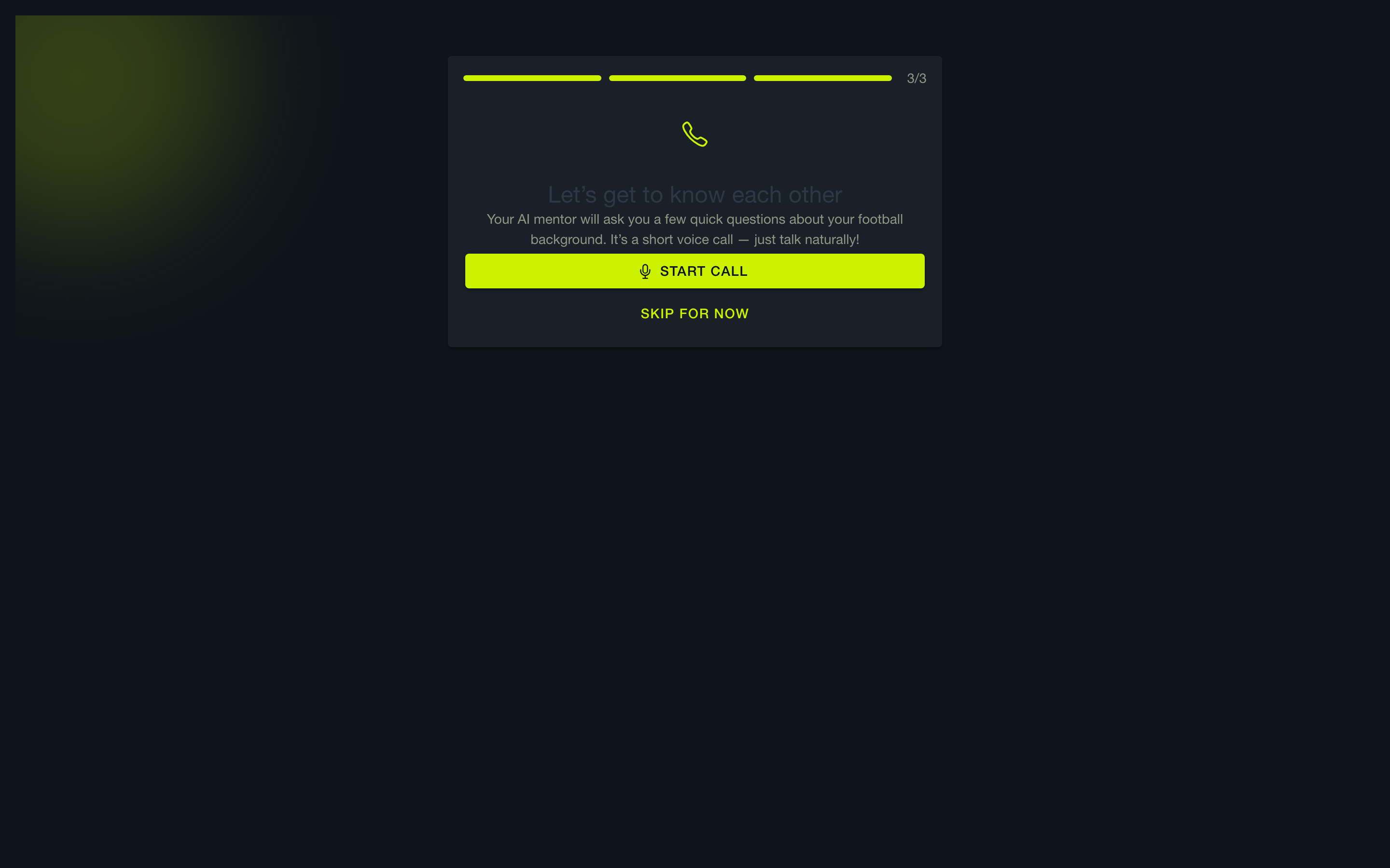 KI-Mentor Sprach-Onboarding in der AILETIC App